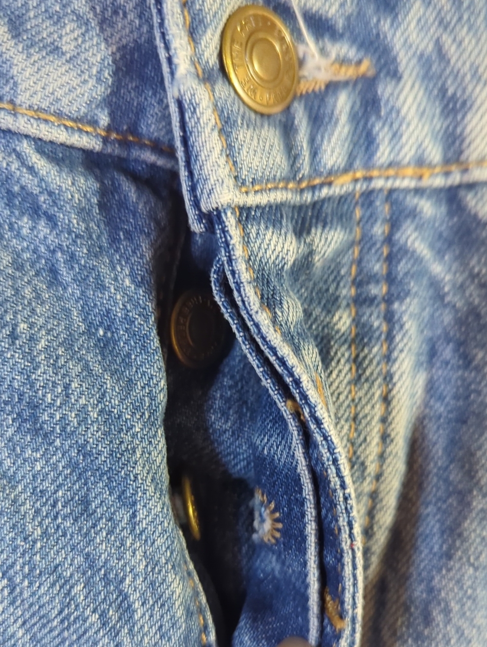 We The Free lucky you mid rise barrel jeans button fly oversized curved sz 29 - Picture 7 of 12